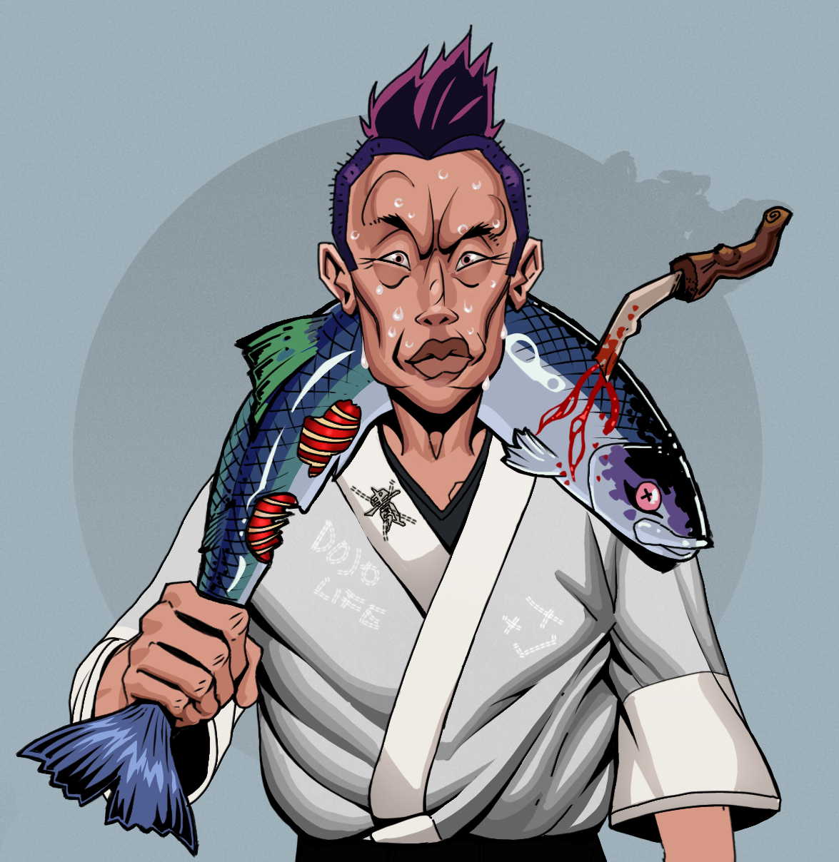Stresshead Rin — Degen Dojo fighter