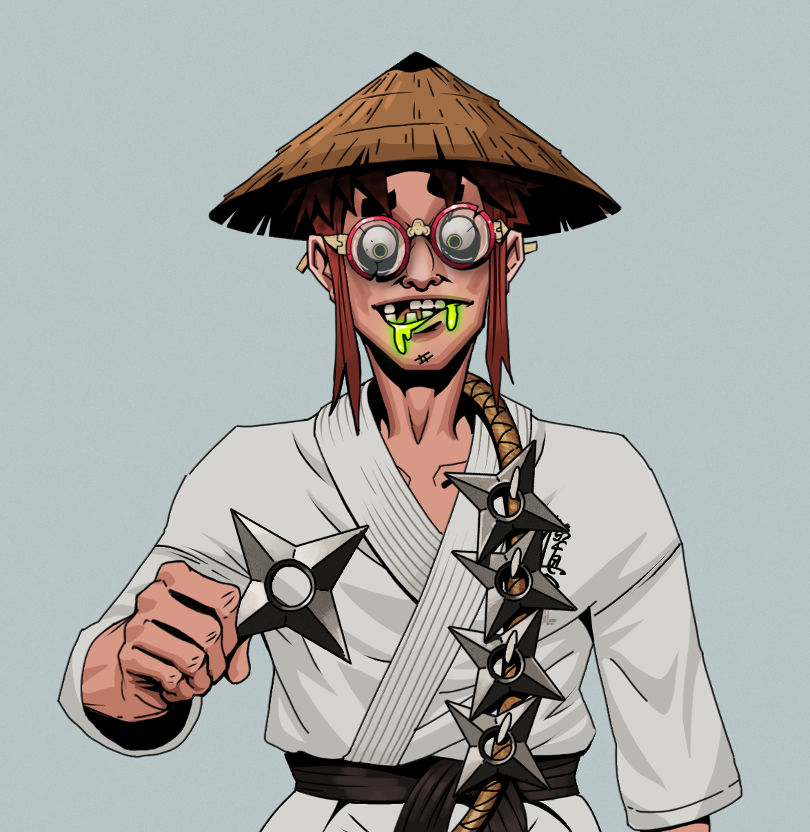 Toxic Azuma — Degen Dojo fighter