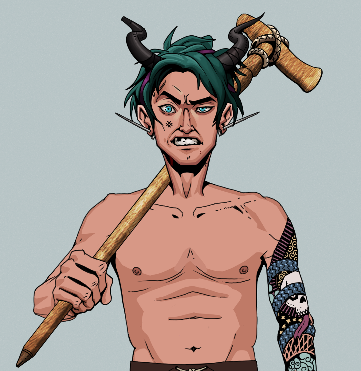 Akuma — Degen Dojo fighter
