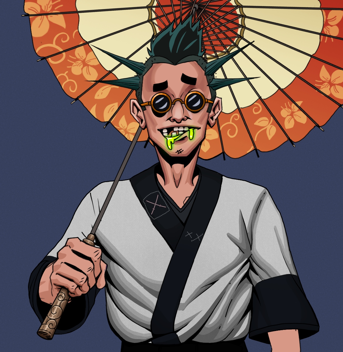 Toxic Azuma — Degen Dojo fighter