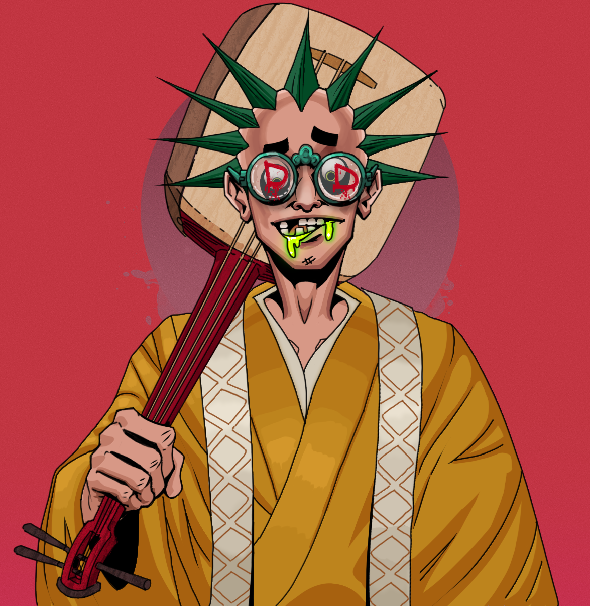 Toxic Azuma — Degen Dojo fighter