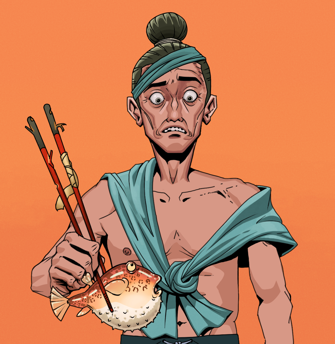 Shitless Botan — Degen Dojo fighter