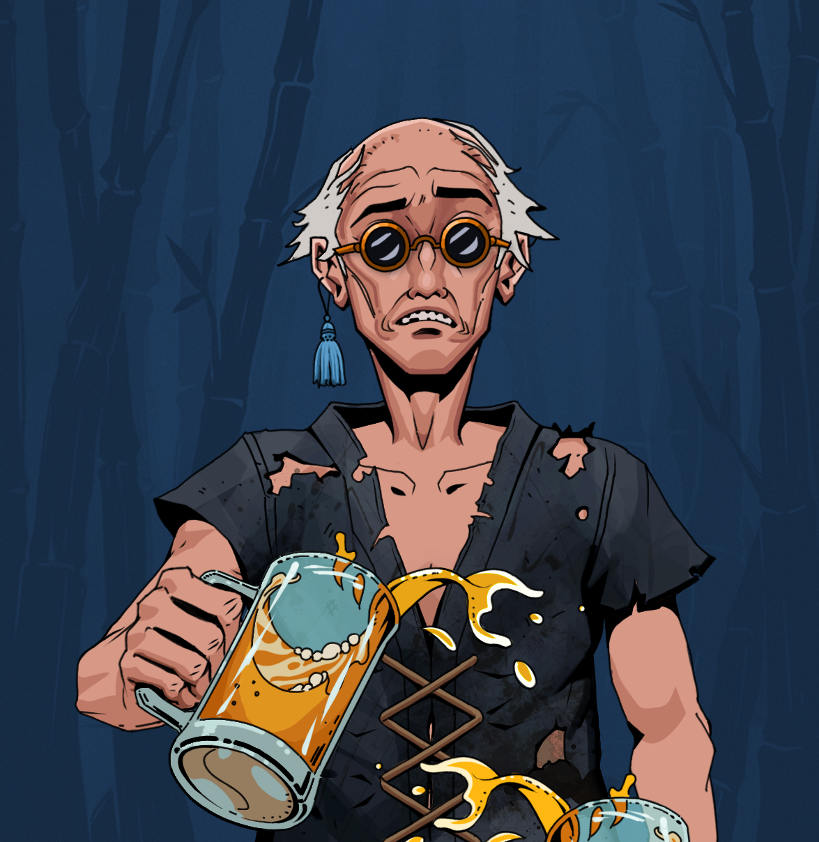 Shitless Botan — Degen Dojo fighter
