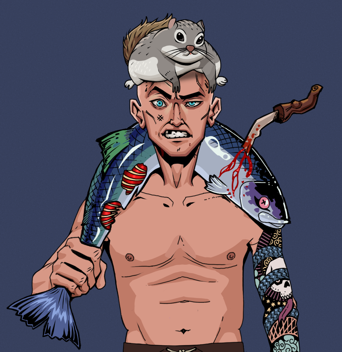 Akuma — Degen Dojo fighter