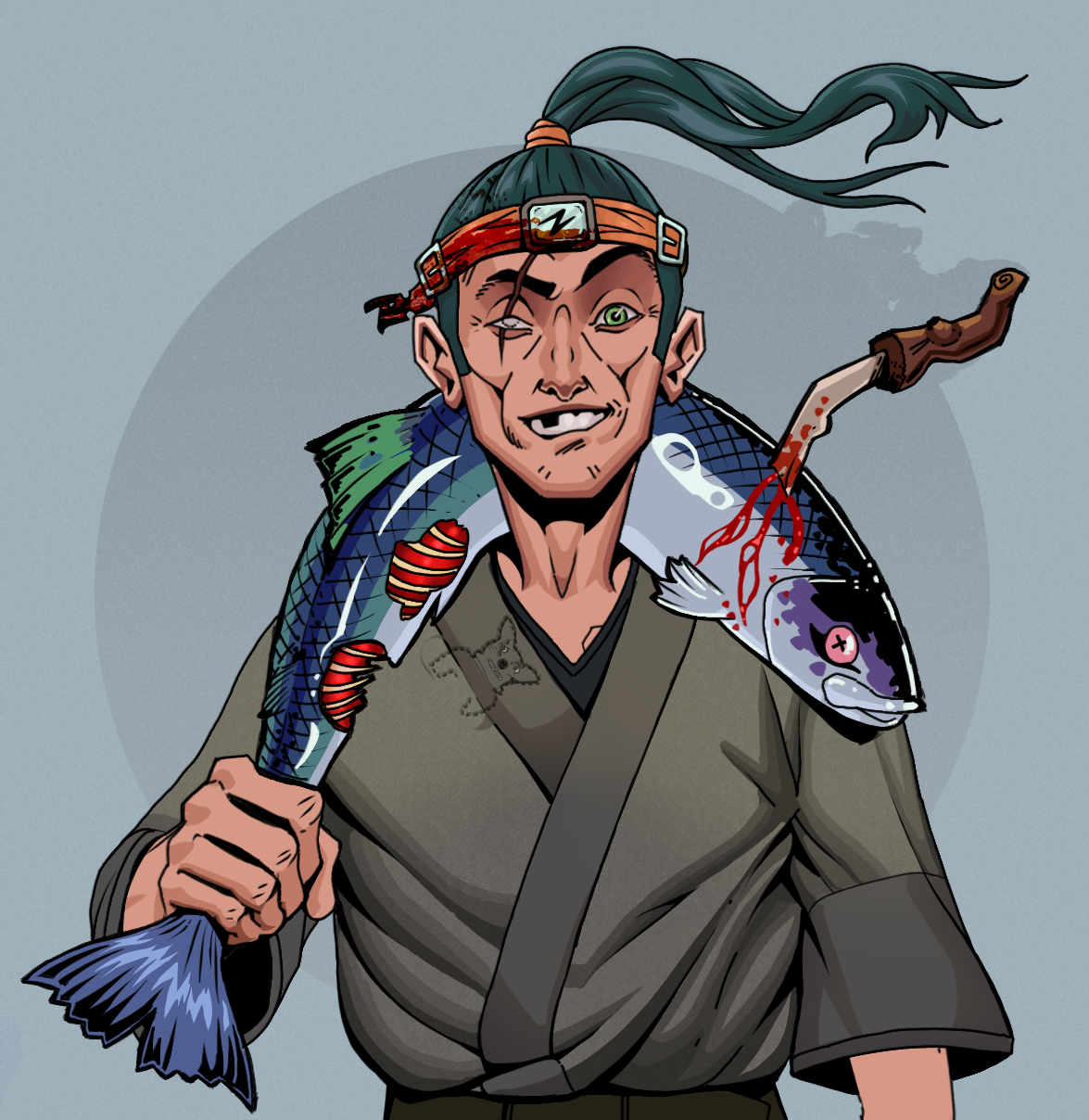 One-Eyed Itsuki — Degen Dojo fighter