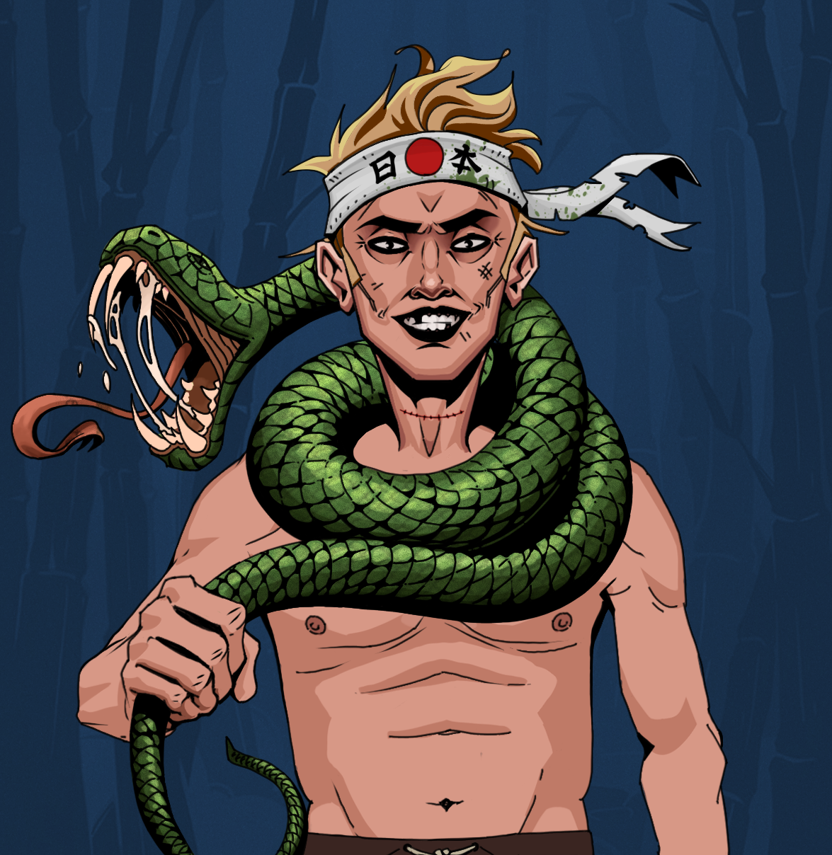 Junichiro Reborn — Degen Dojo fighter