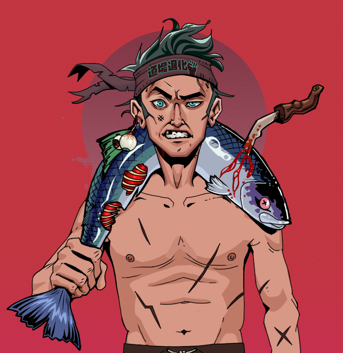 Akuma — Degen Dojo fighter