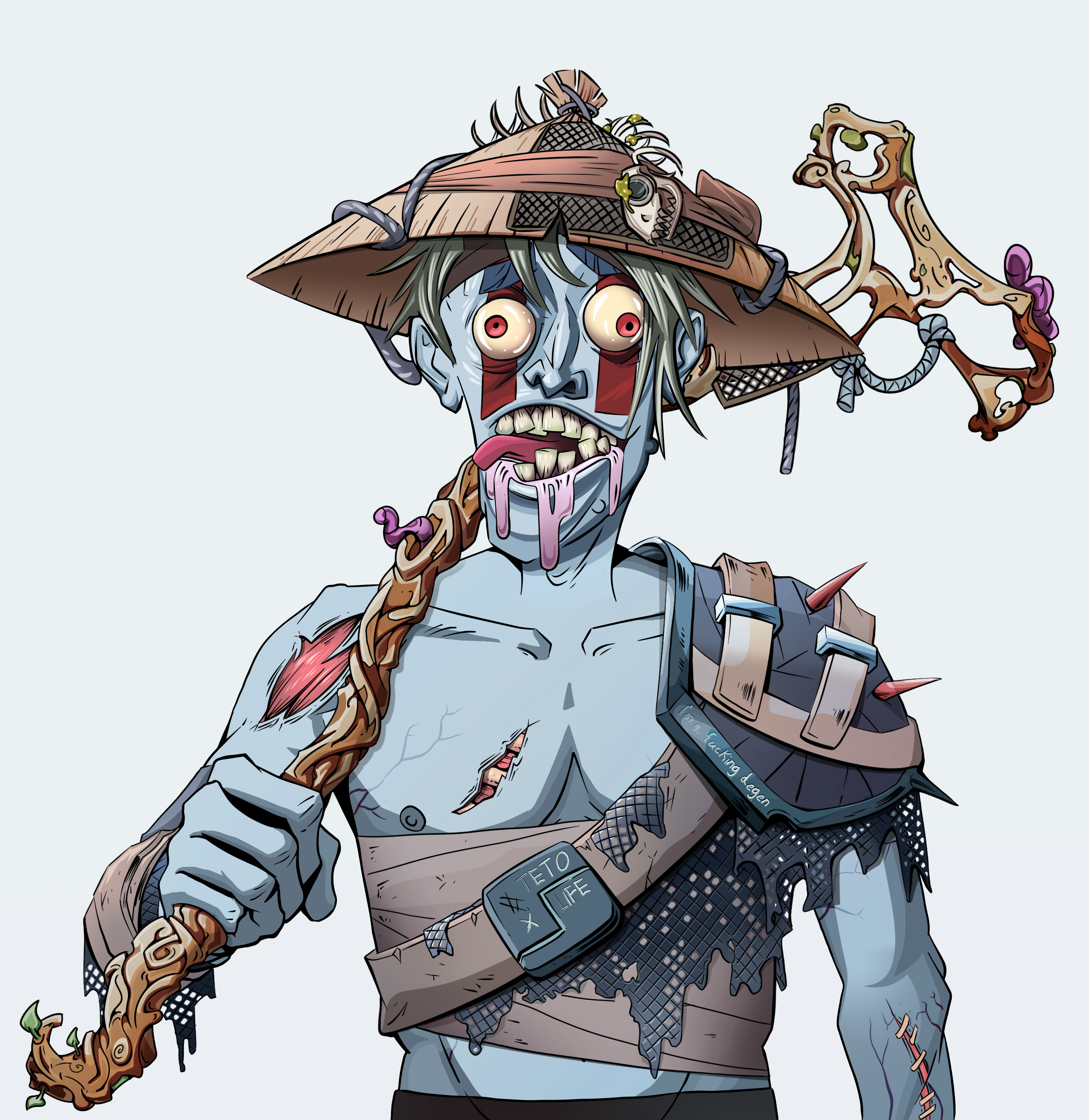 Drooling Azuma — Degen Dojo fighter