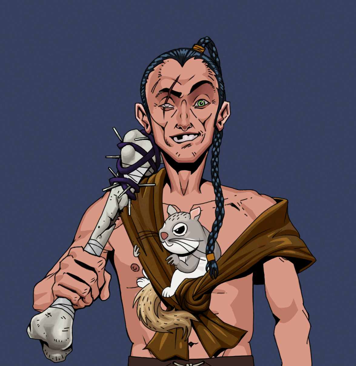 One-Eyed Itsuki — Degen Dojo fighter