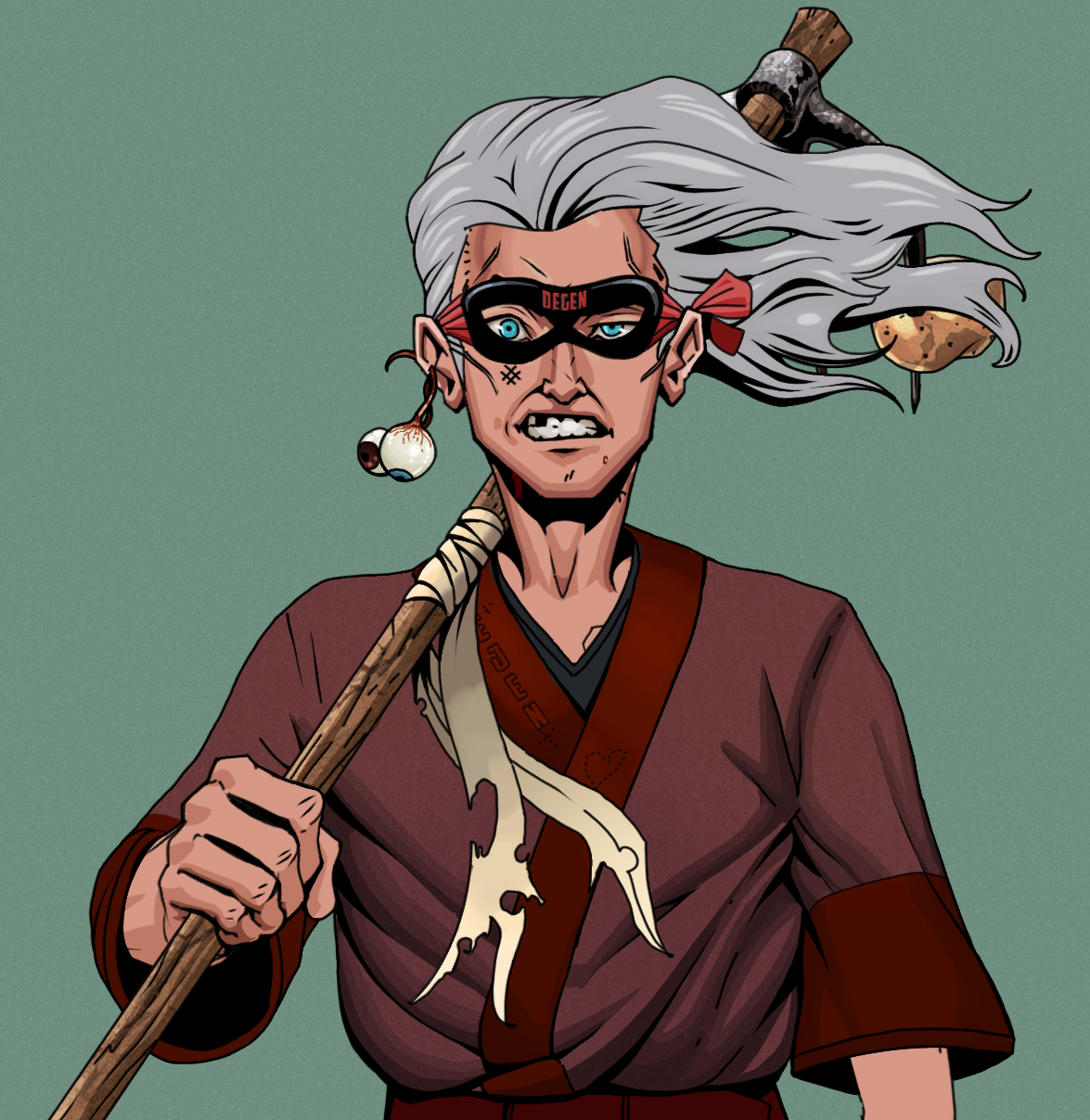 Akuma — Degen Dojo fighter