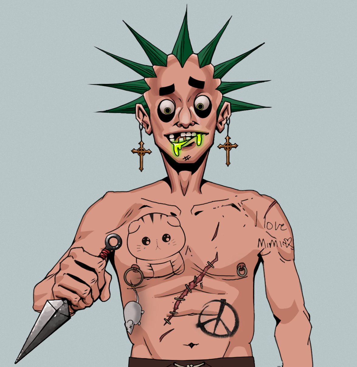 Toxic Azuma — Degen Dojo fighter