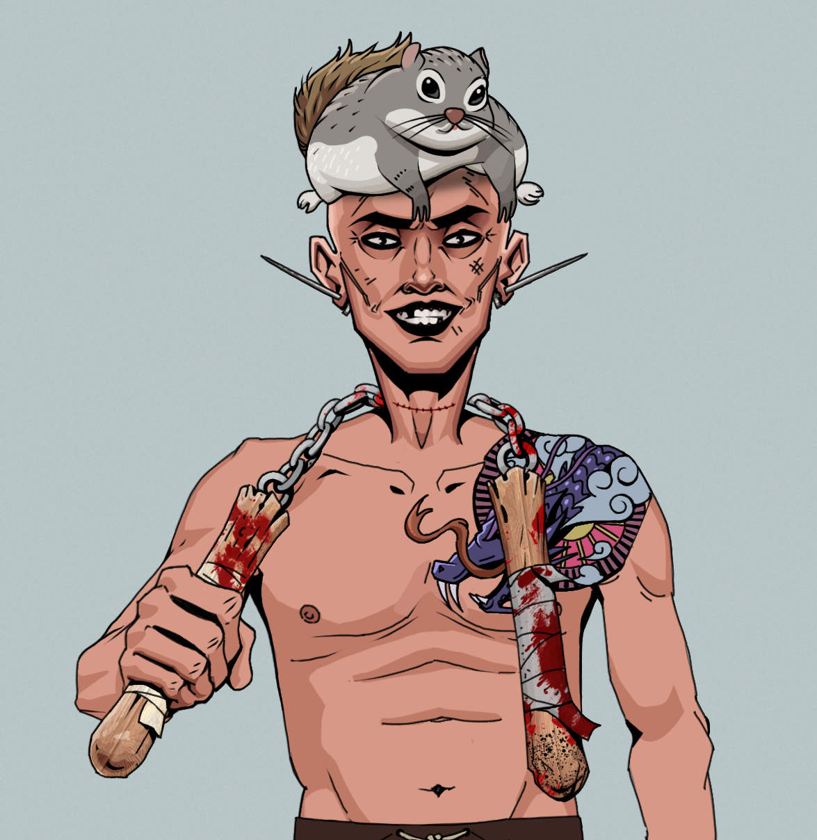 Junichiro Reborn — Degen Dojo fighter