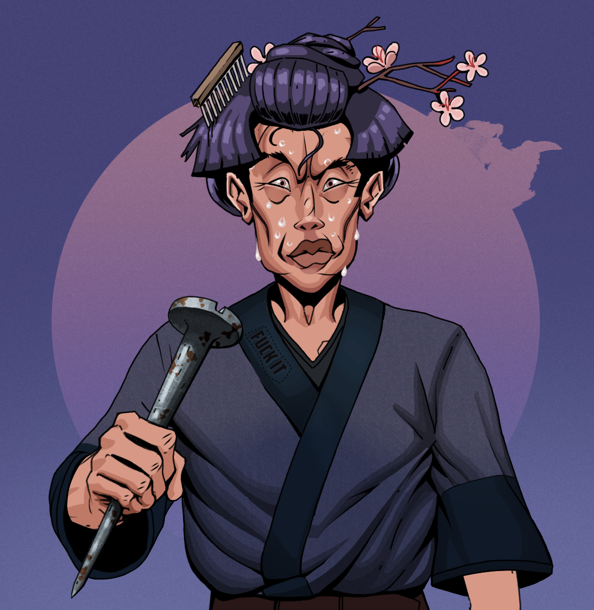 Stresshead Rin — Degen Dojo fighter