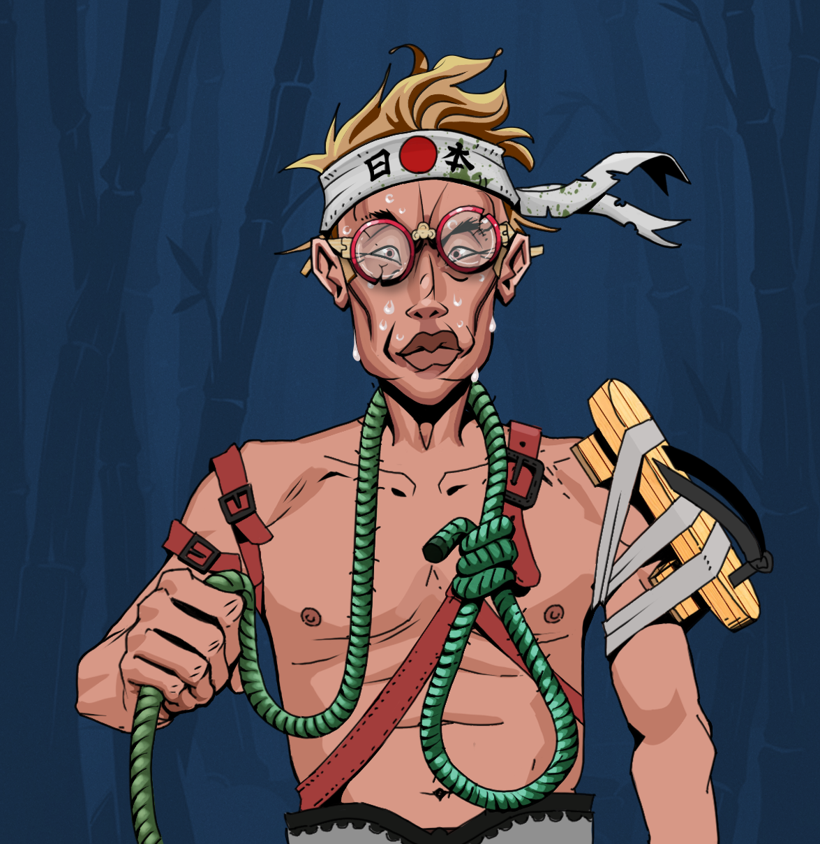 Stresshead Rin — Degen Dojo fighter