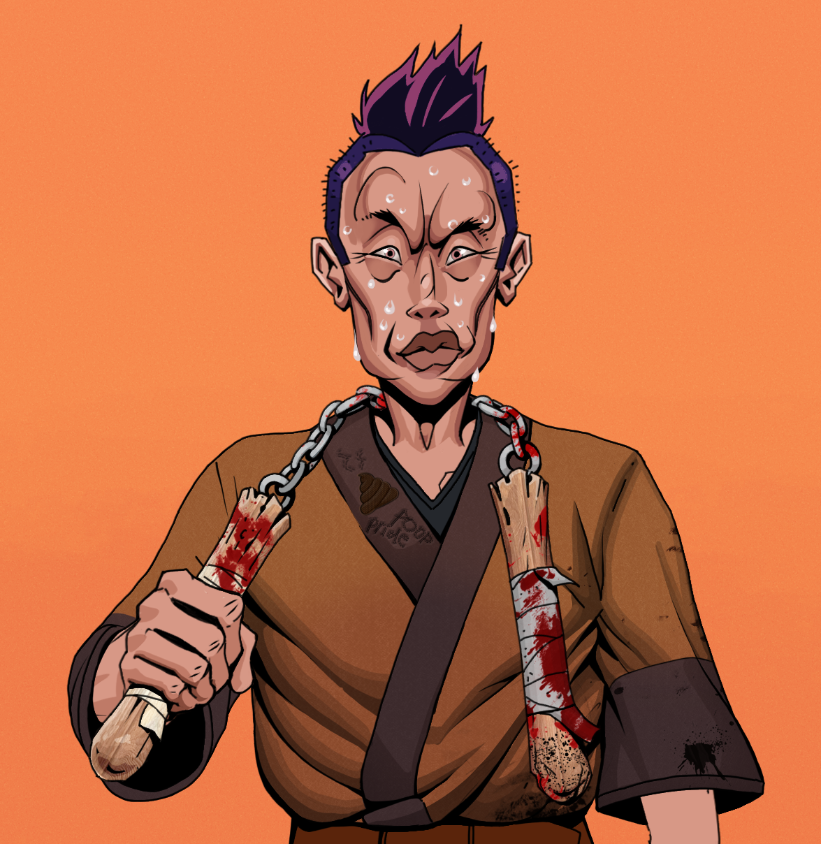 Stresshead Rin — Degen Dojo fighter