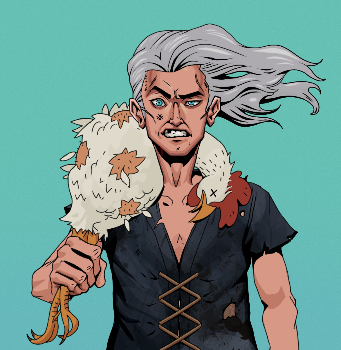 Akuma — Degen Dojo fighter