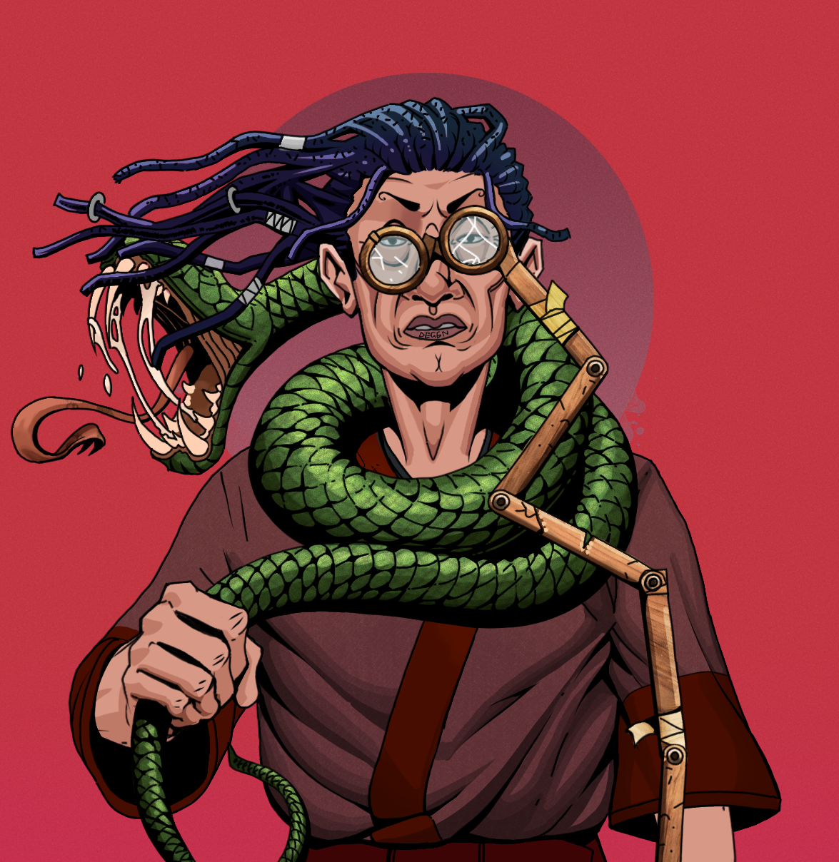 Goro — Degen Dojo fighter