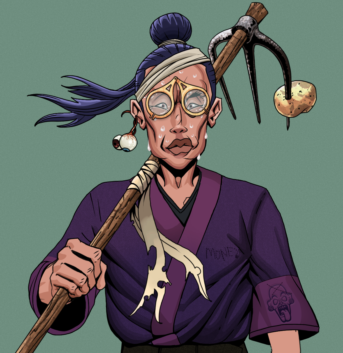 Stresshead Rin — Degen Dojo fighter