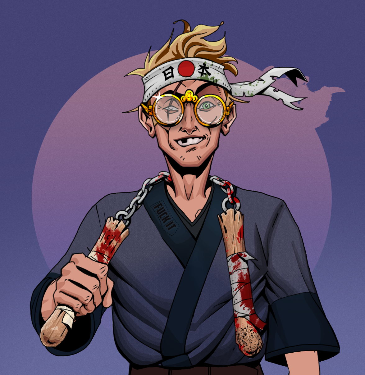 One-Eyed Itsuki — Degen Dojo fighter