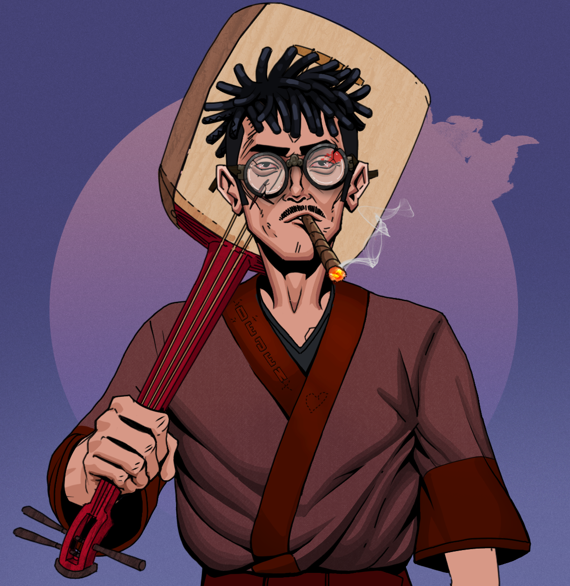 Raikou The Stoner — Degen Dojo fighter
