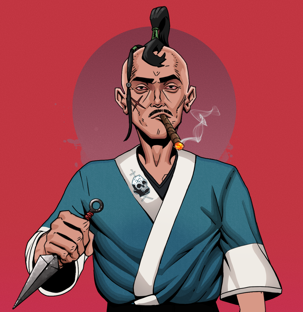 Raikou The Stoner — Degen Dojo fighter