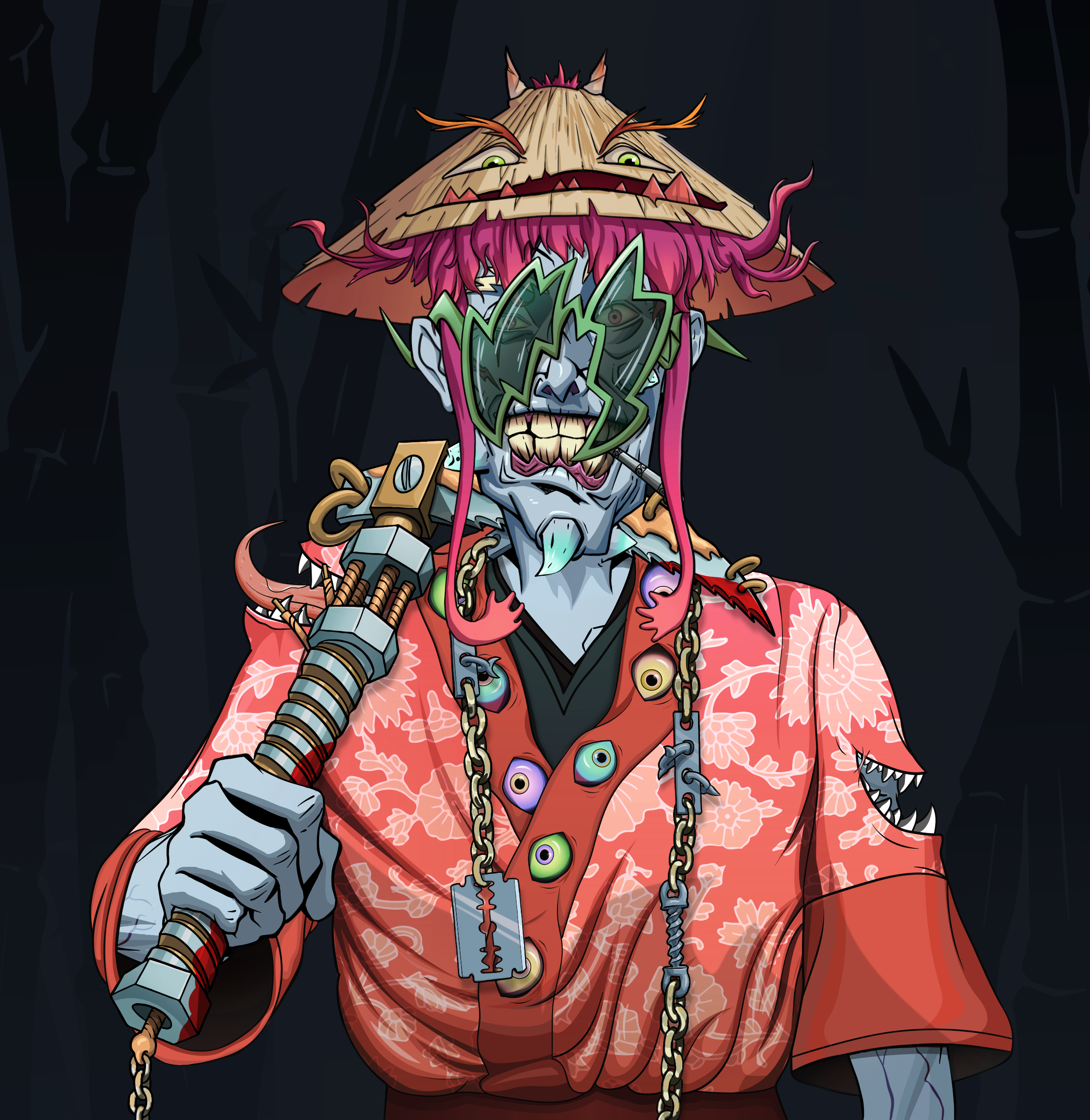 One-Eyed Itsuki — Degen Dojo fighter
