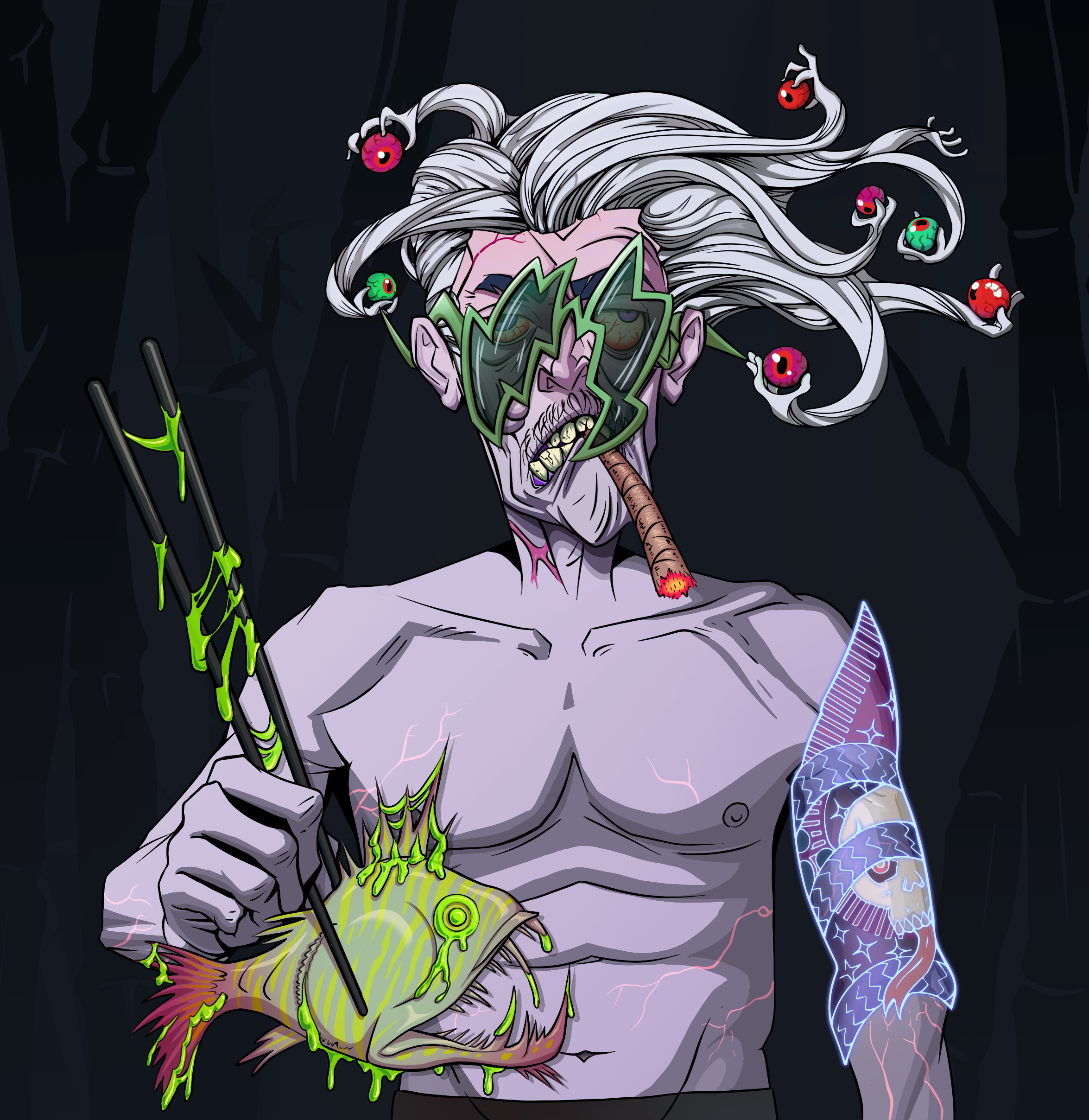 Raikou The Stoner — Degen Dojo fighter