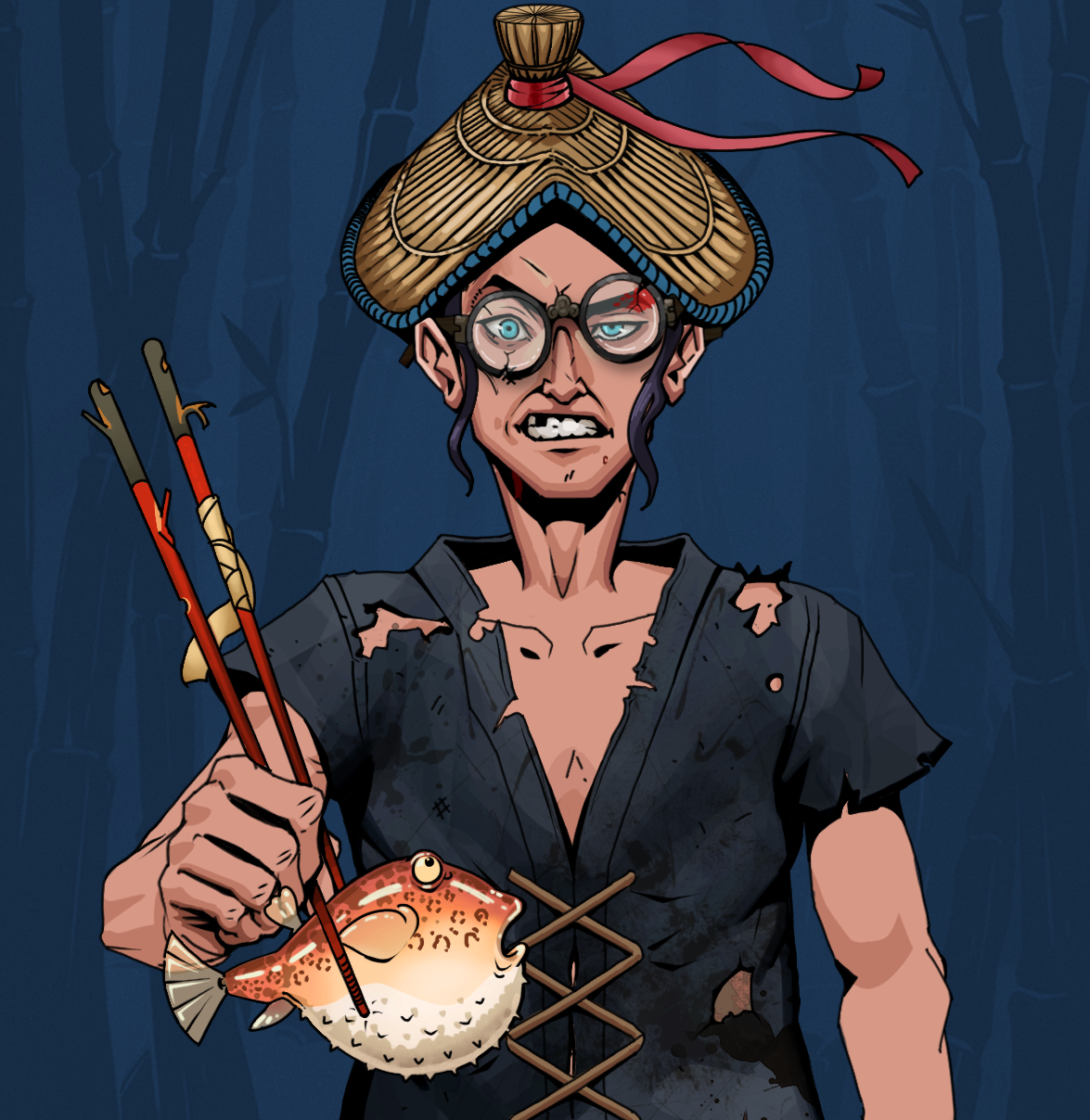 Akuma — Degen Dojo fighter