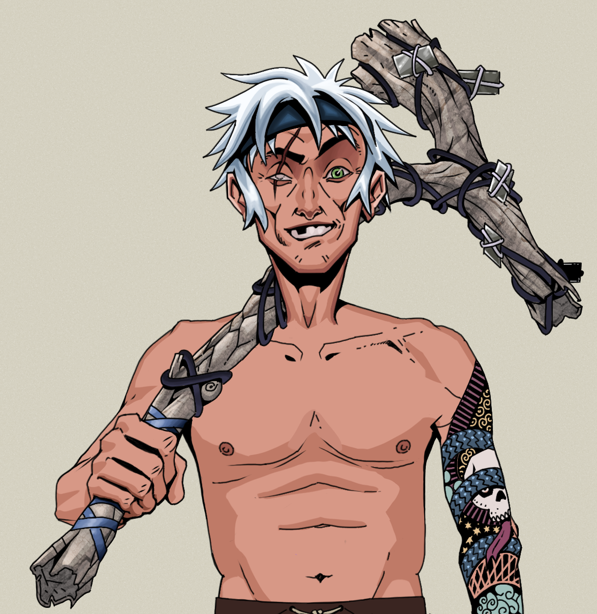 One-Eyed Itsuki — Degen Dojo fighter