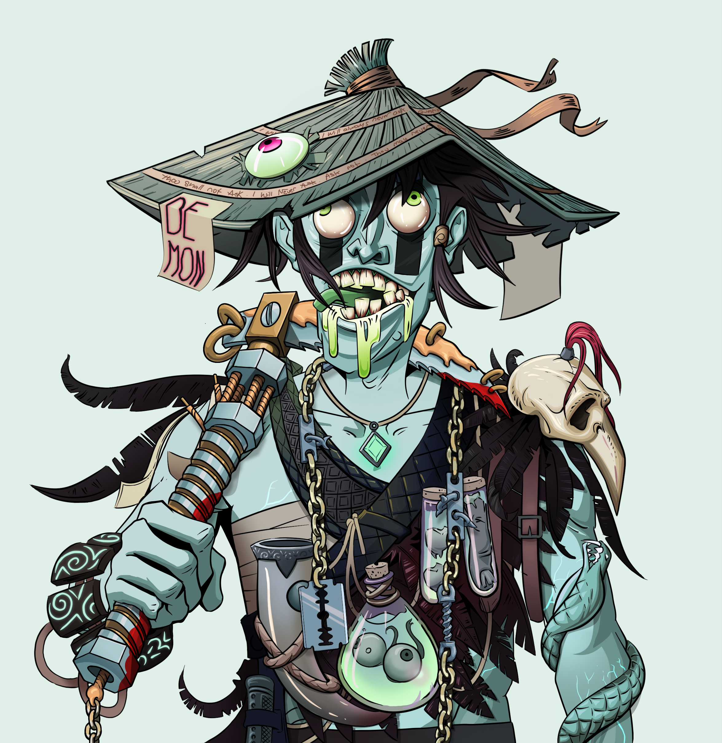 Toxic Azuma — Degen Dojo fighter