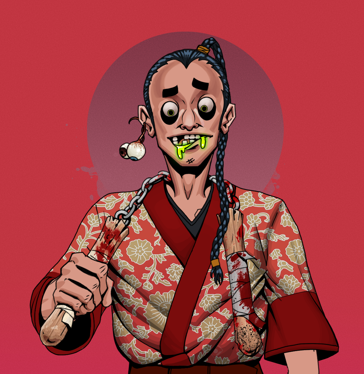 Toxic Azuma — Degen Dojo fighter