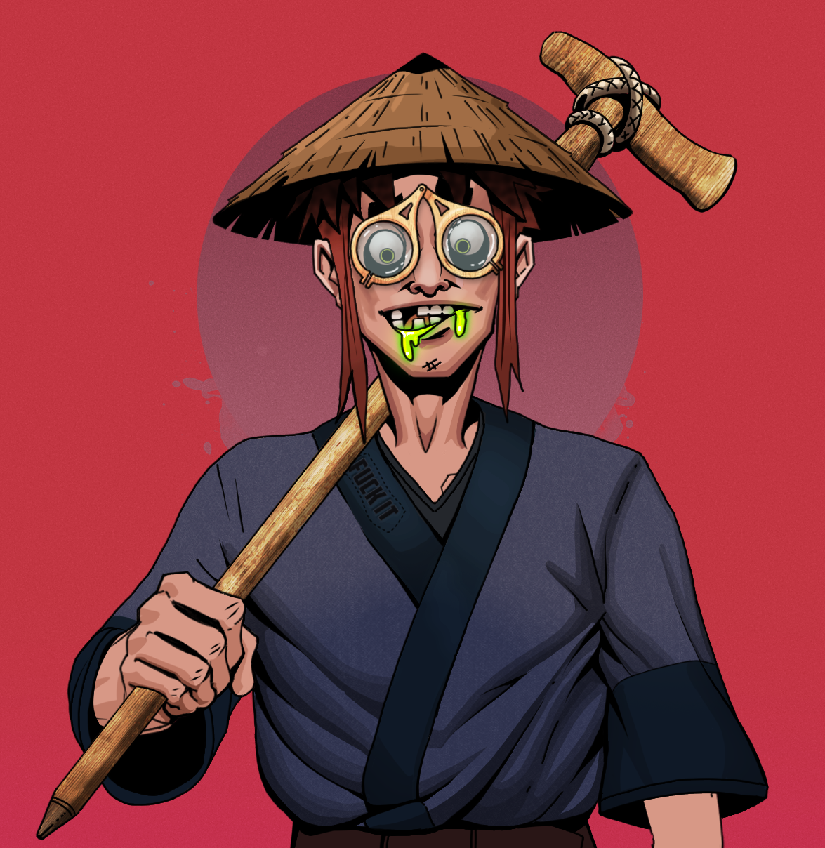 Toxic Azuma — Degen Dojo fighter