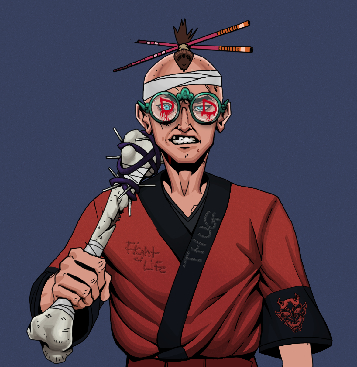 Akuma — Degen Dojo fighter
