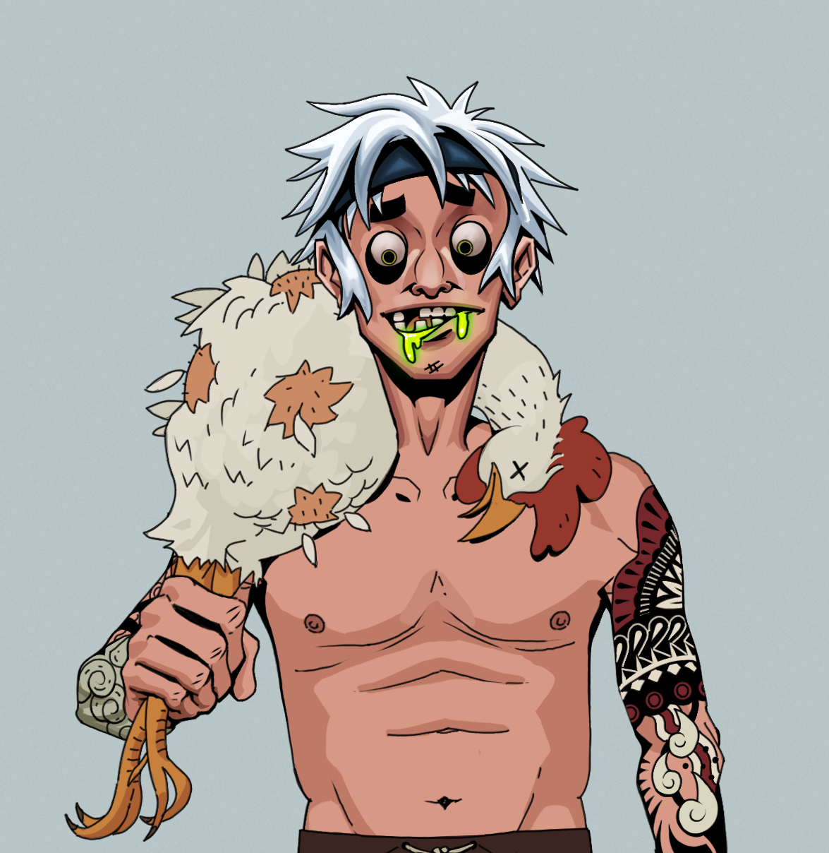 Toxic Azuma — Degen Dojo fighter