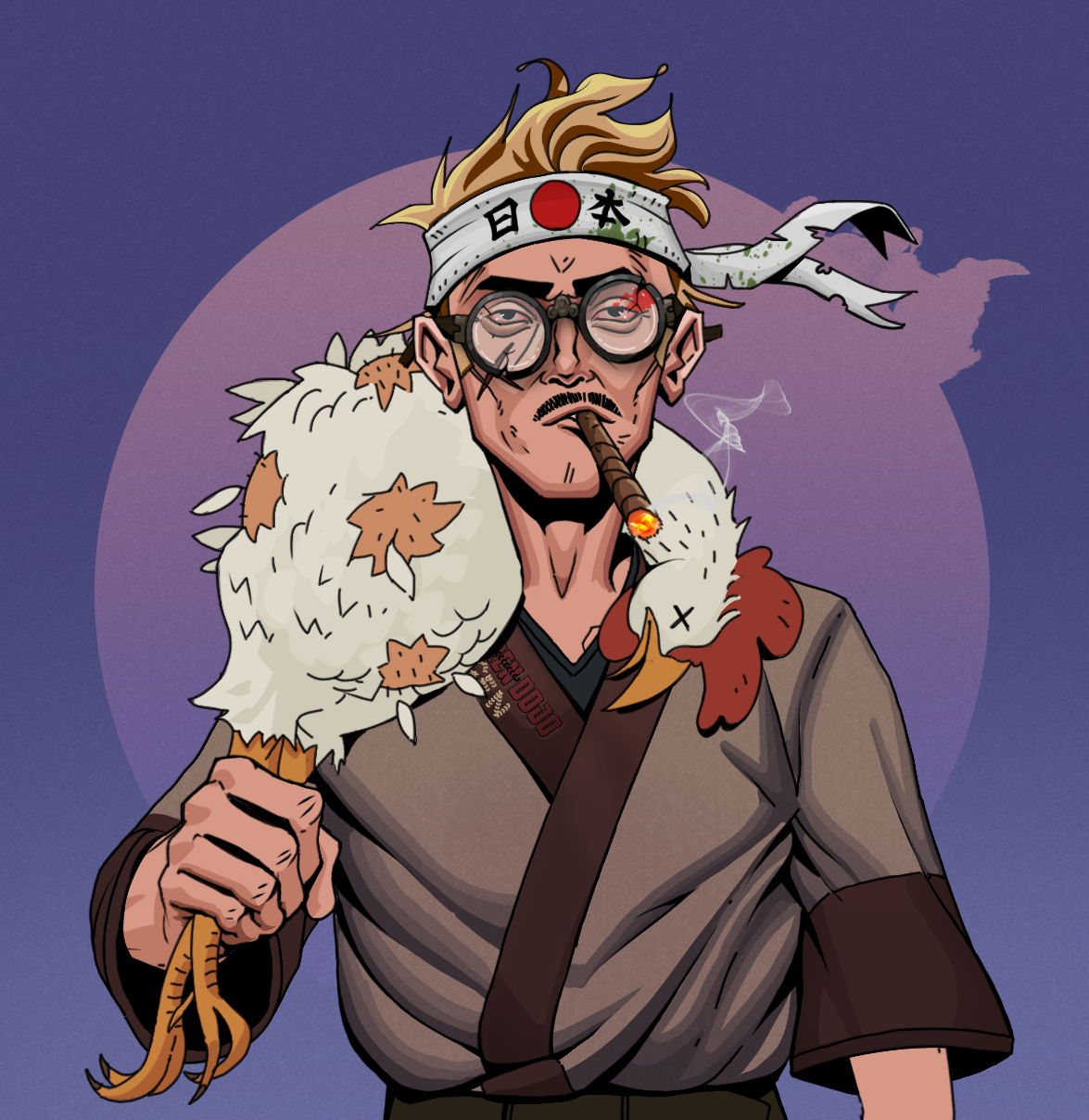 Raikou The Stoner — Degen Dojo fighter