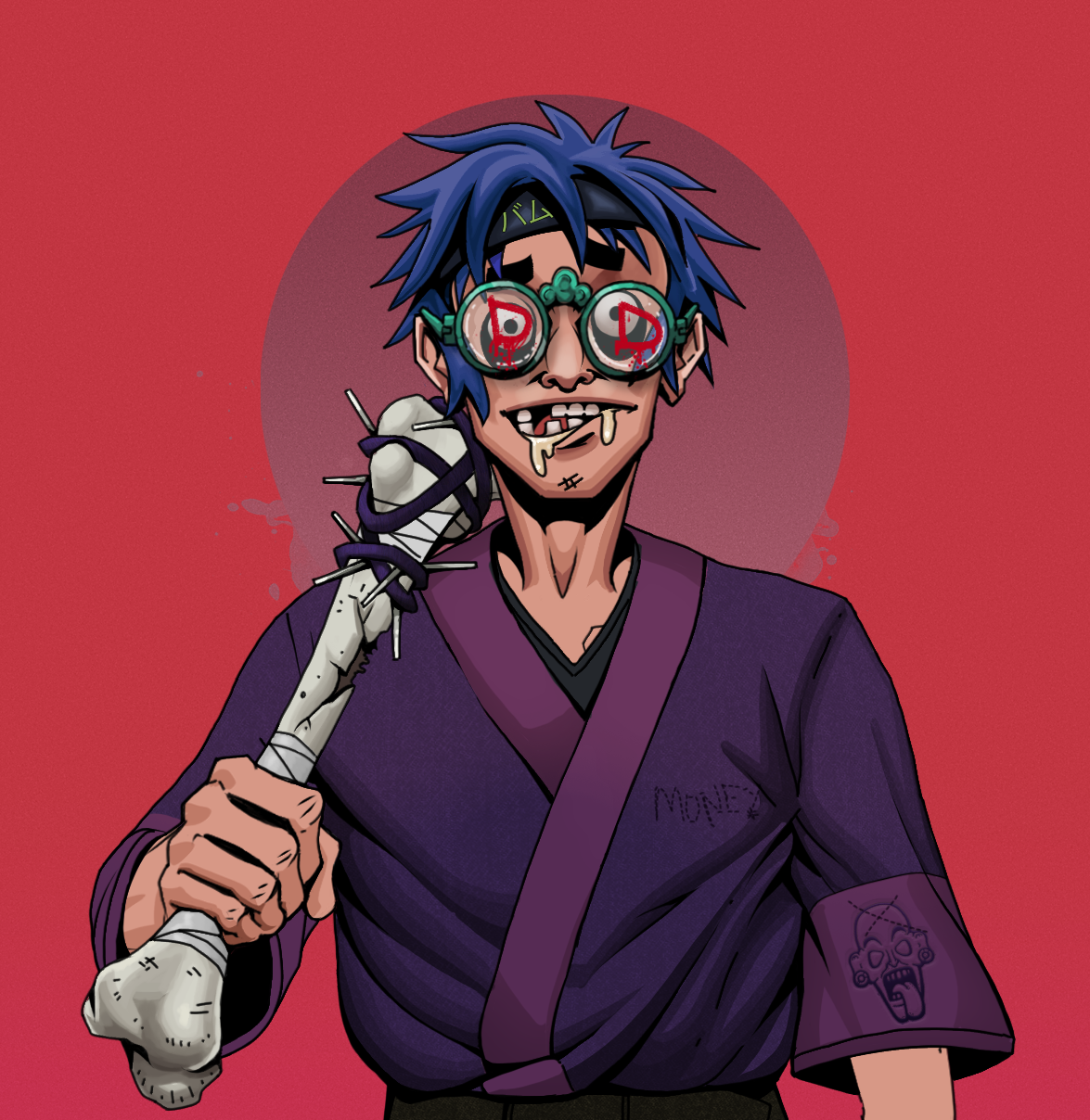 Drooling Azuma — Degen Dojo fighter