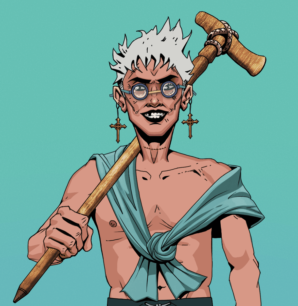 Junichiro Reborn — Degen Dojo fighter