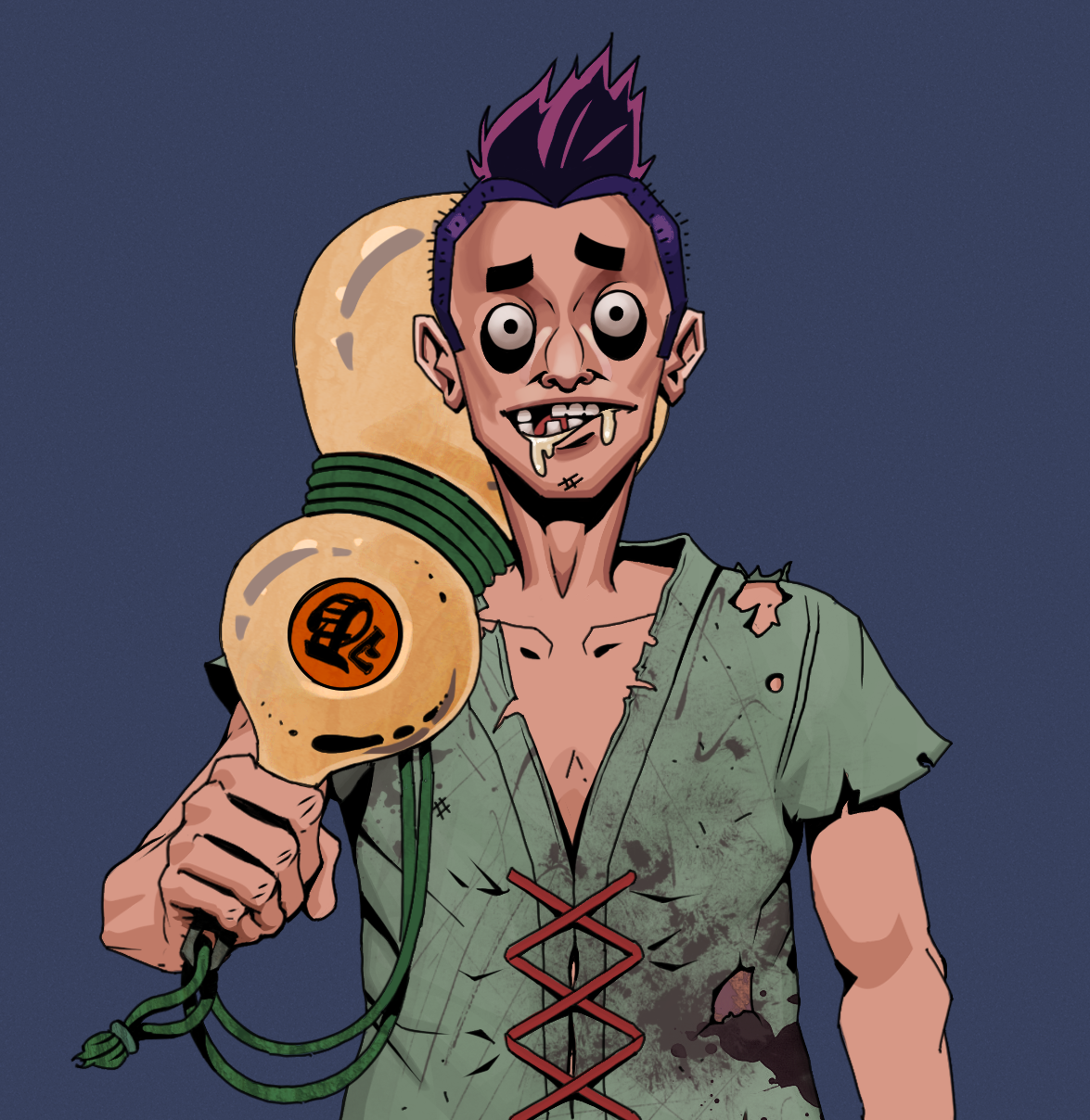 Drooling Azuma — Degen Dojo fighter