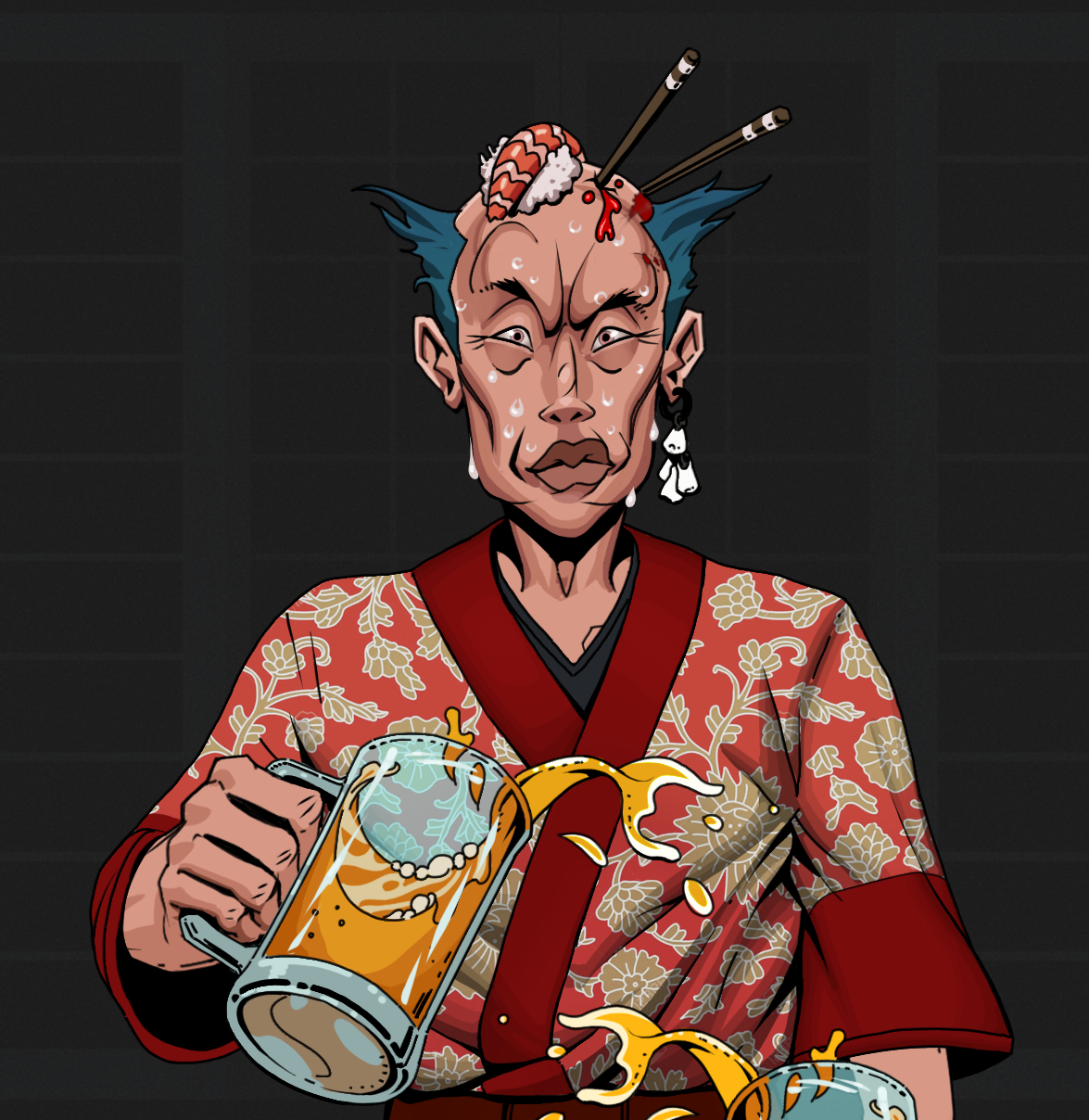 Stresshead Rin — Degen Dojo fighter