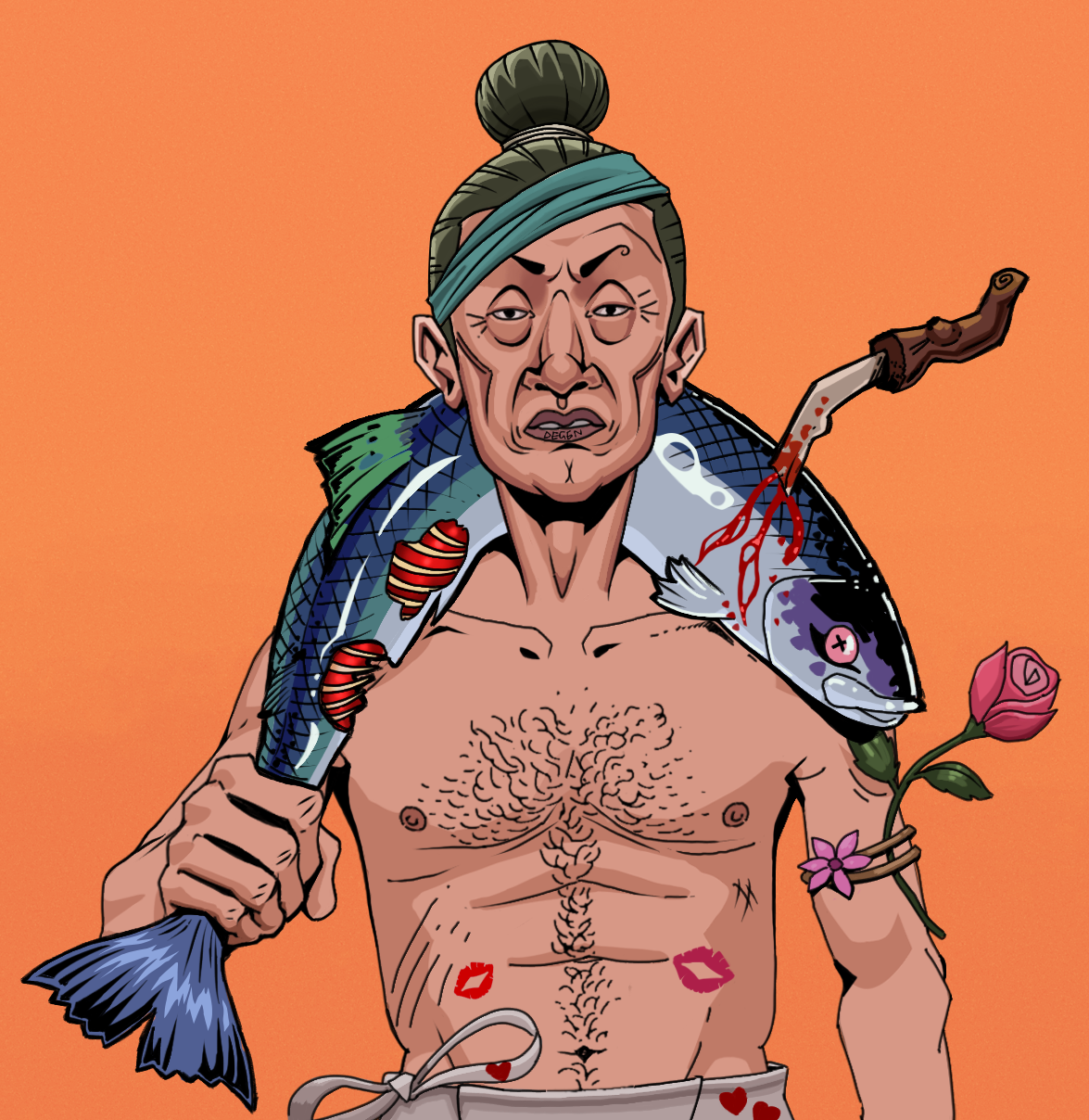 Goro — Degen Dojo fighter