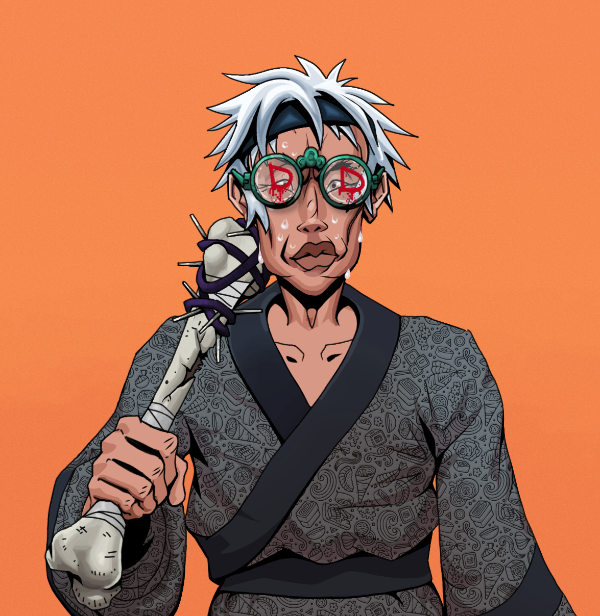 Stresshead Rin — Degen Dojo fighter