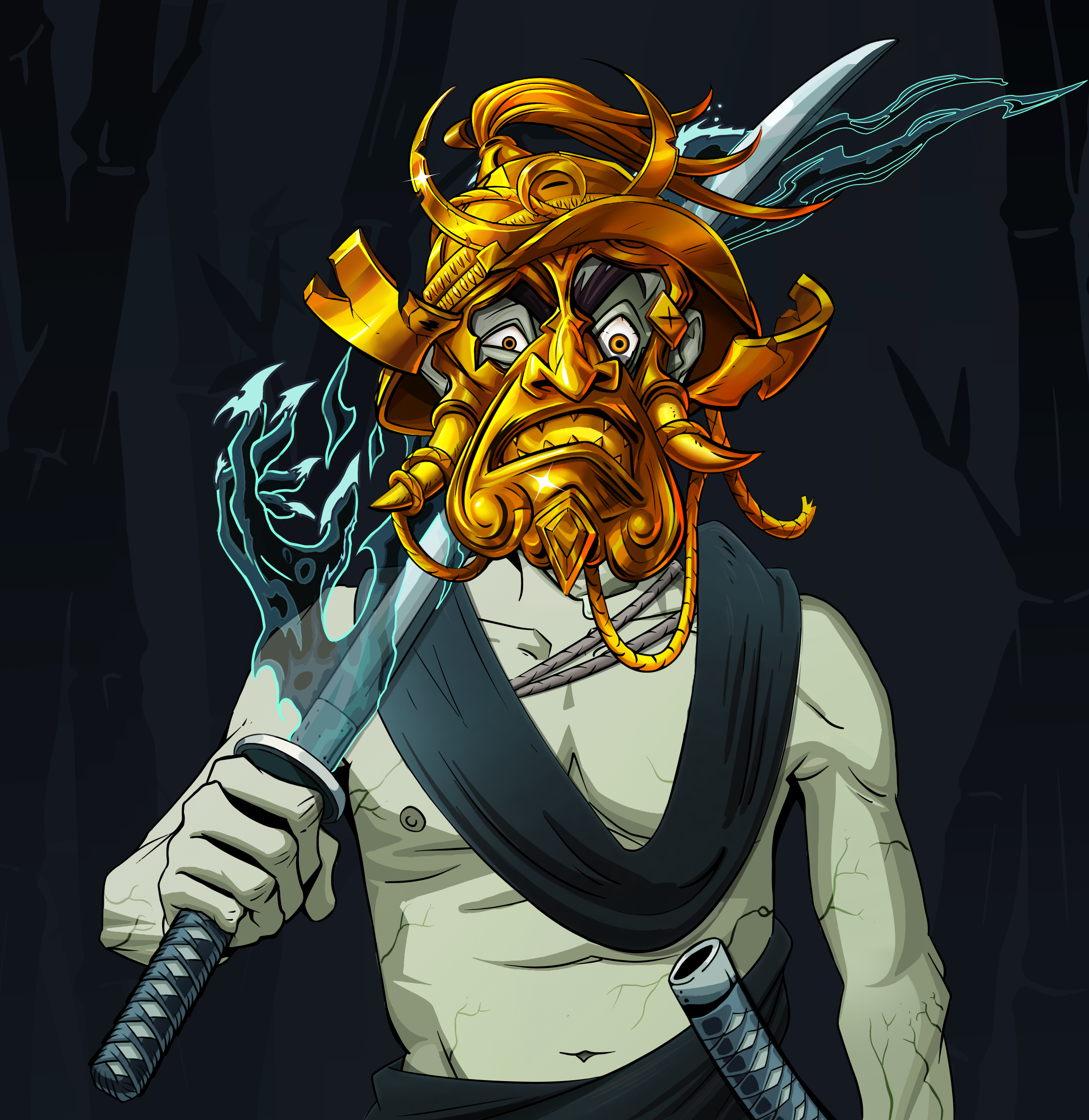 Stresshead Rin — Degen Dojo fighter