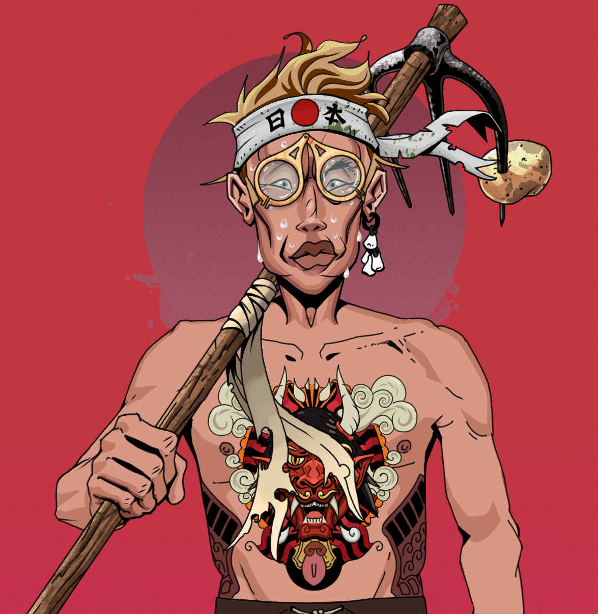 Stresshead Rin — Degen Dojo fighter