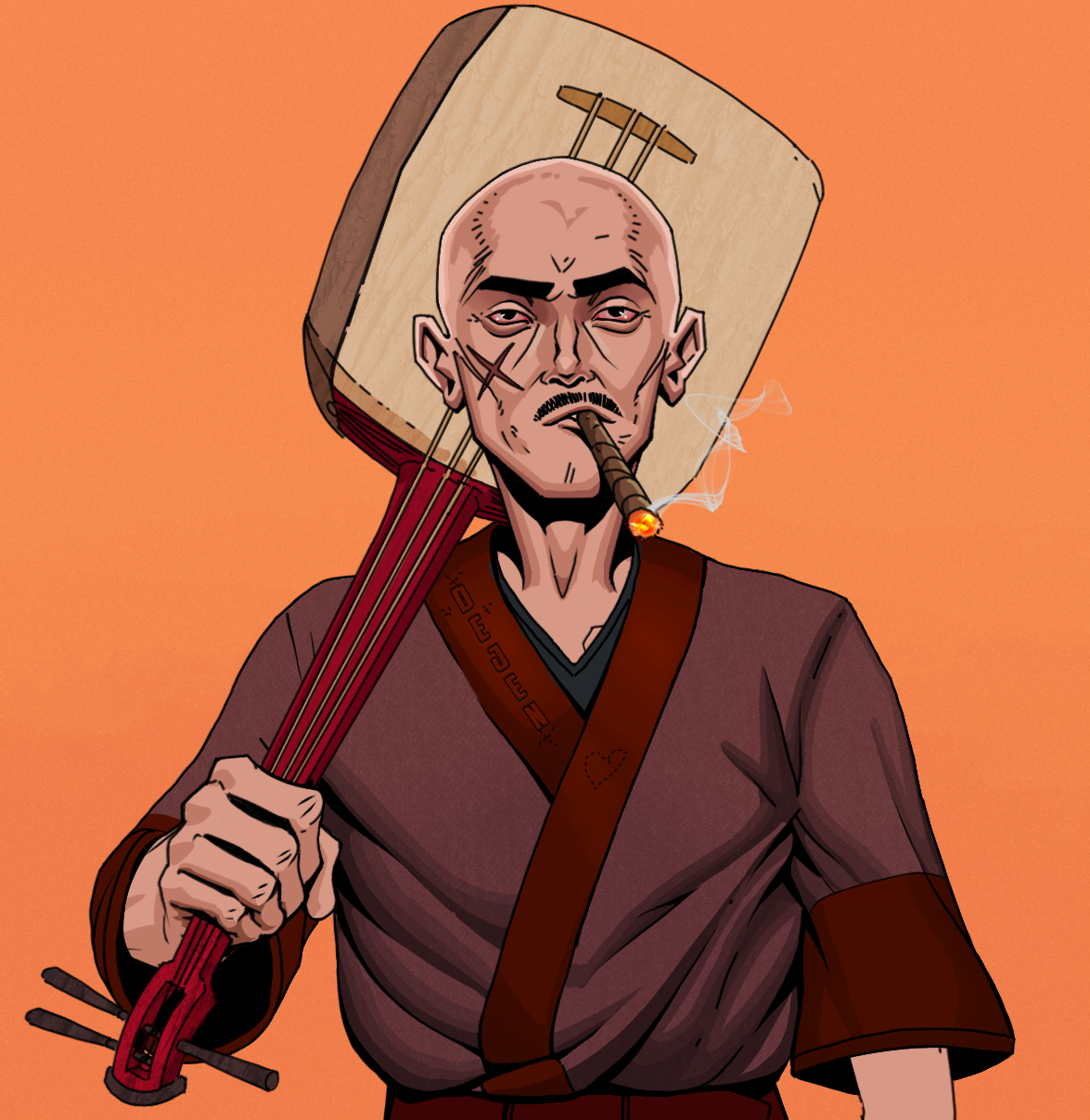 Raikou The Stoner — Degen Dojo fighter