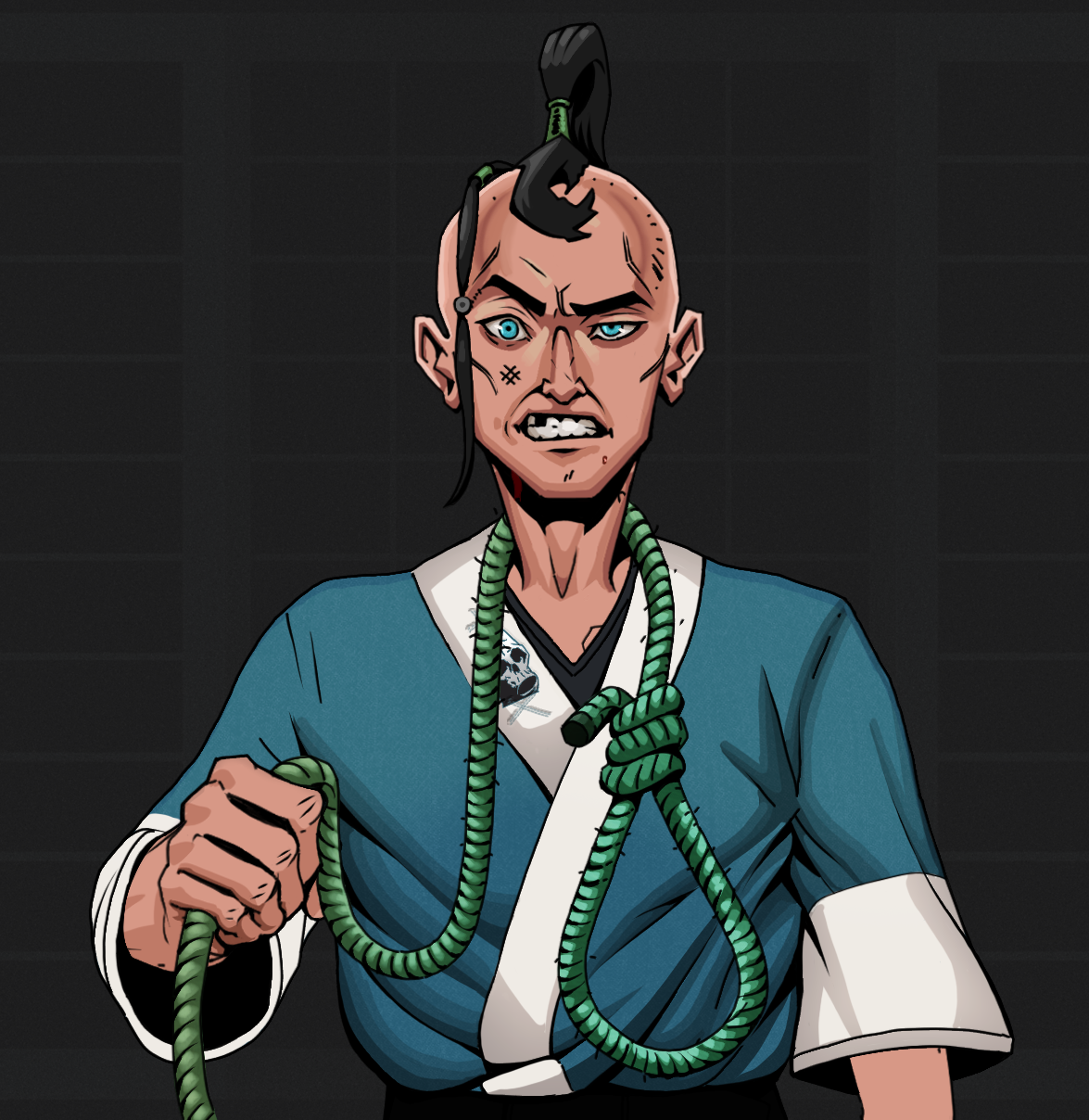 Akuma — Degen Dojo fighter