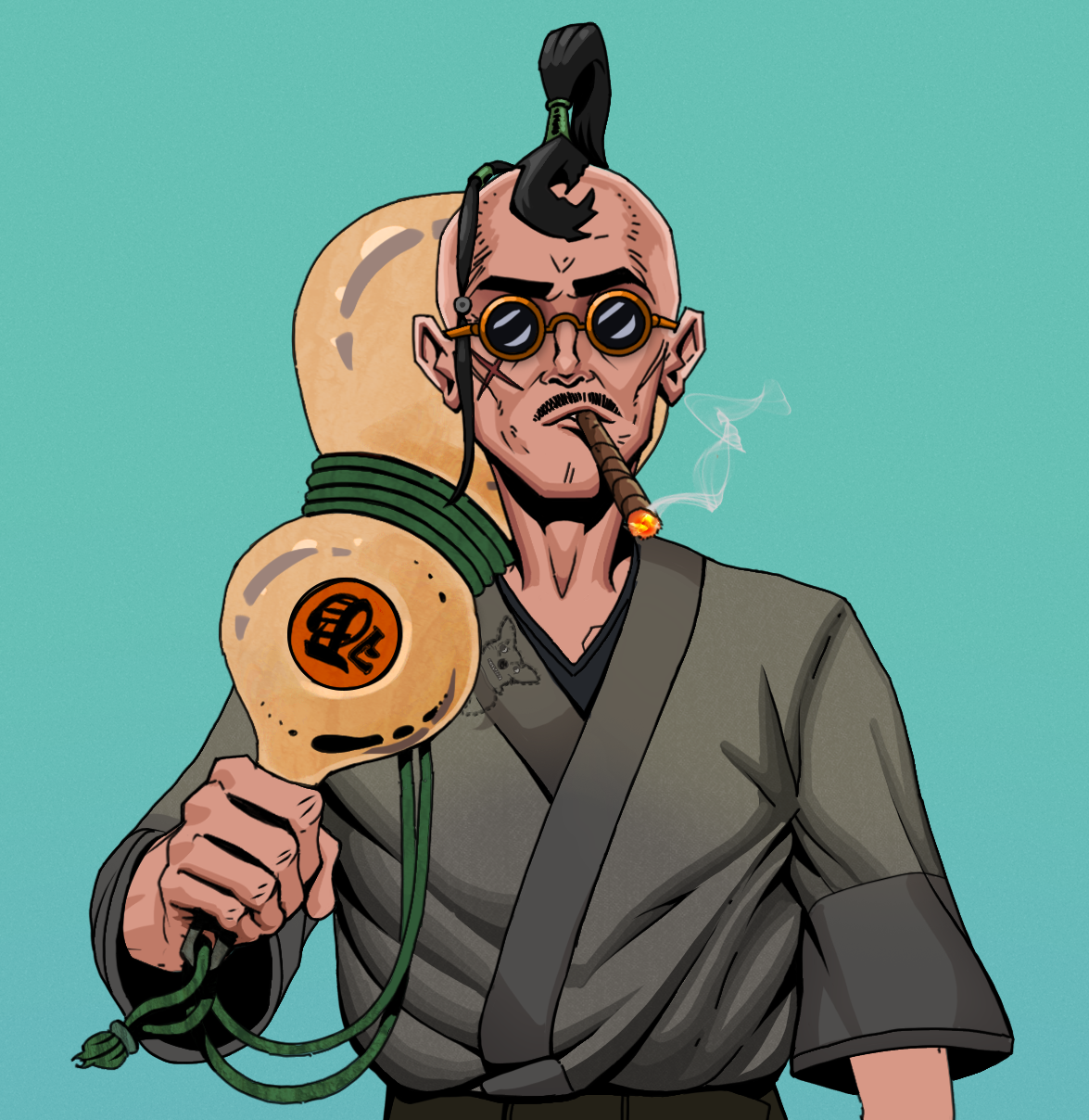 Raikou The Stoner — Degen Dojo fighter