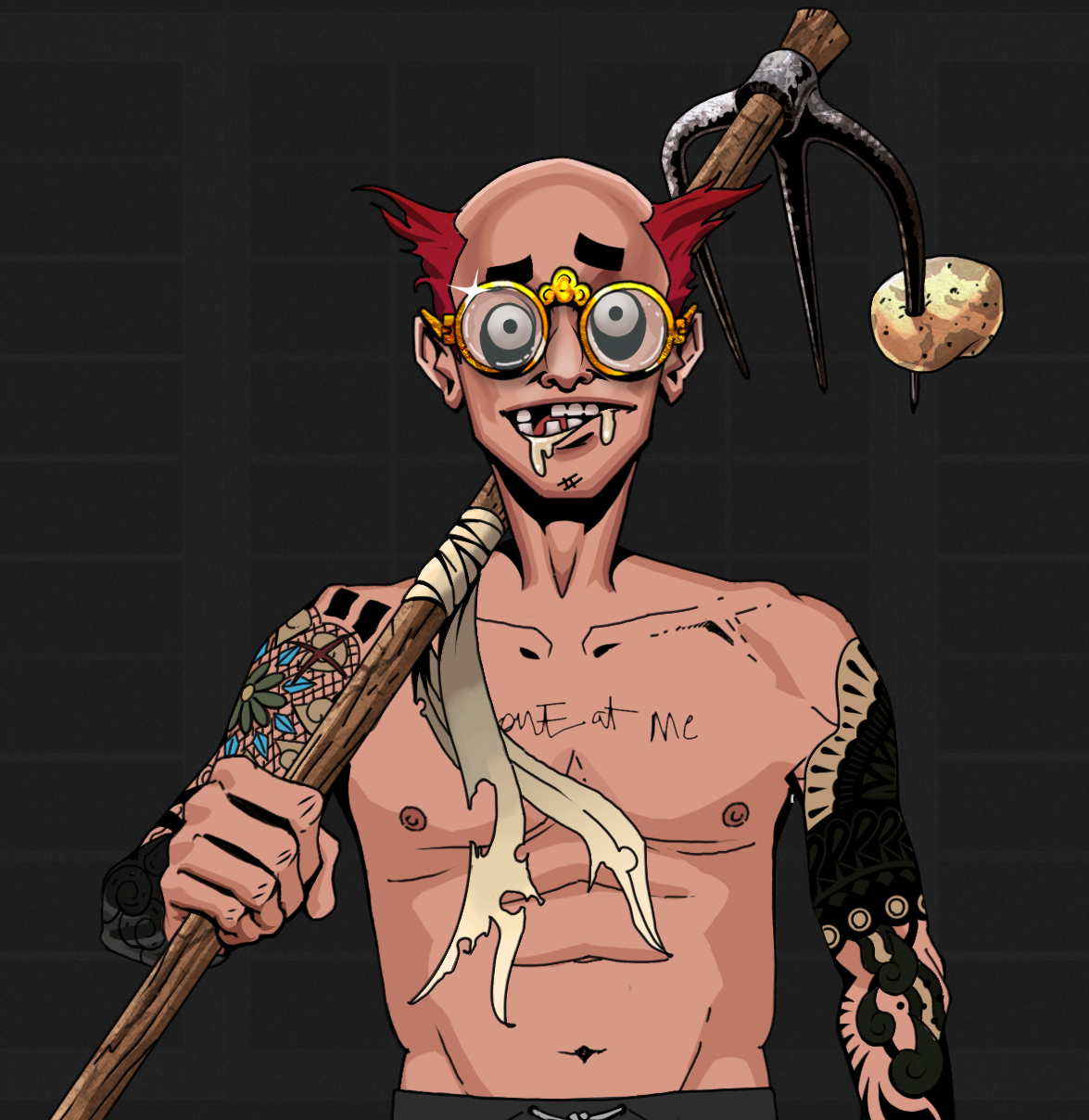Drooling Azuma — Degen Dojo fighter