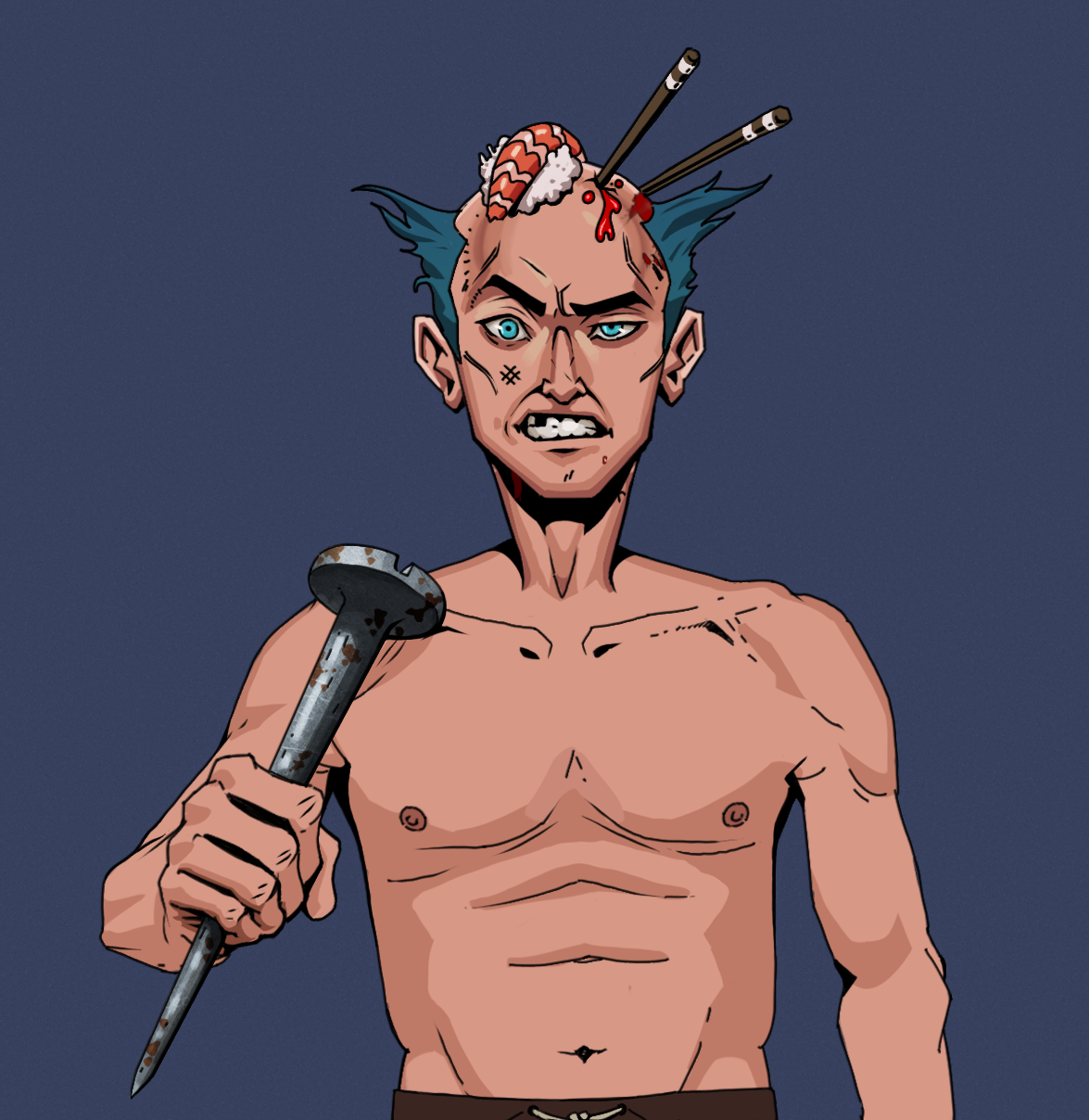 Akuma — Degen Dojo fighter