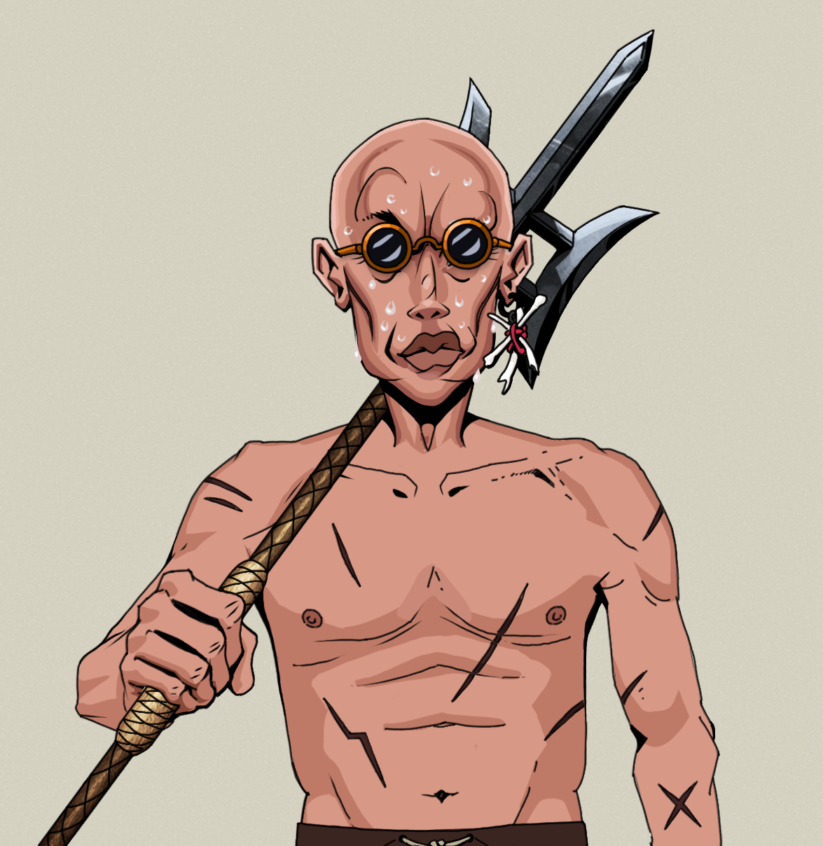 Stresshead Rin — Degen Dojo fighter