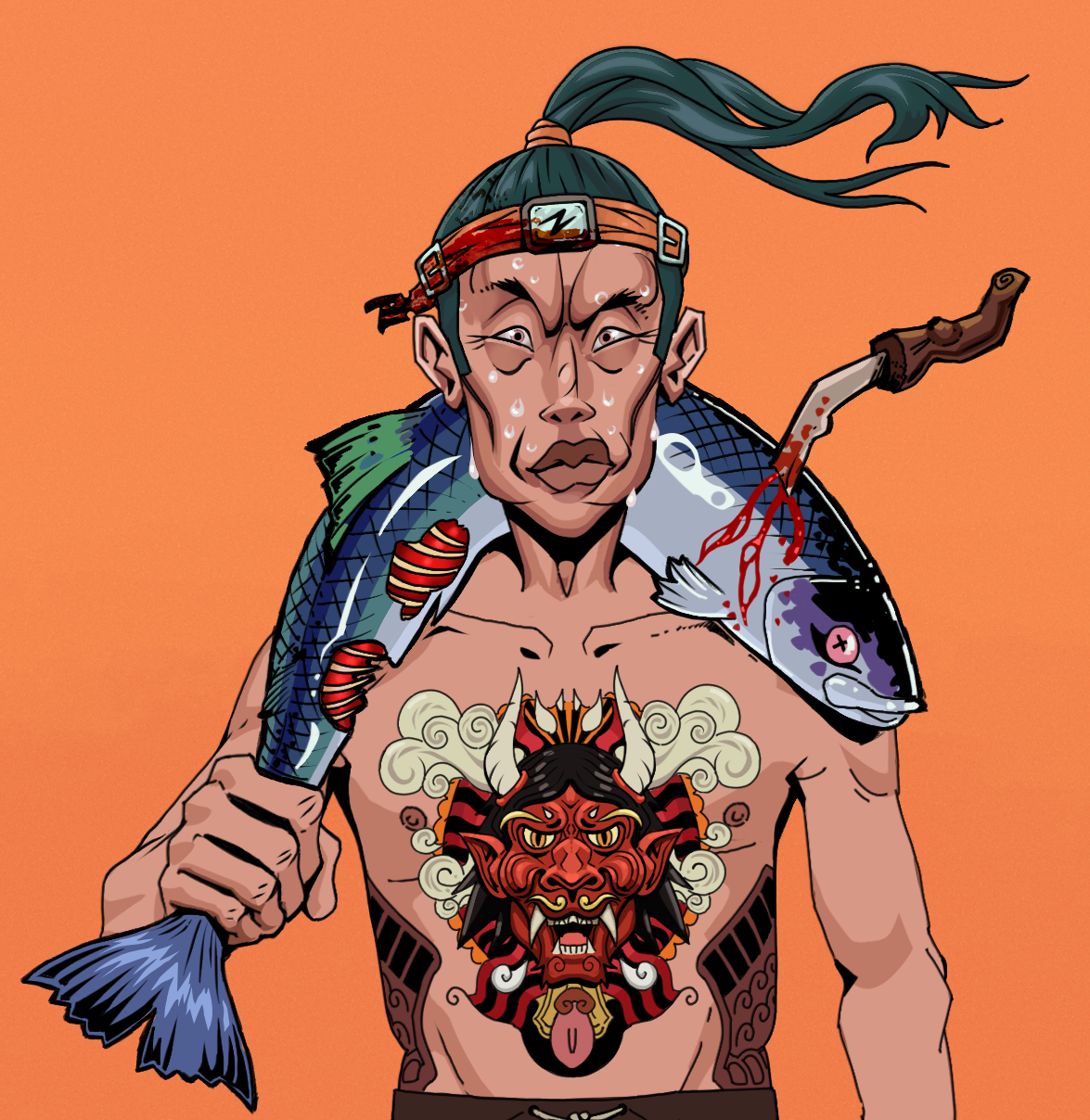 Stresshead Rin — Degen Dojo fighter